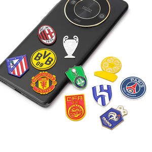 Autocollants en émail doux modernes gravés avec logo personnalisé, parfaits pour la décoration de téléphones et de sacs - Product Image 6