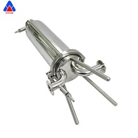 Filtre à tige en titane de 10 pouces résistant aux acides et aux alcalis à haute température, boîtier de filtre à cartouche unique en acier inoxydable