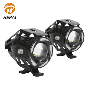 De aluminio de alta potencia de <span class=keywords><strong>la</strong></span> vivienda bombilla de foco diablo ojo proyector 10W led externo faros de motocicleta - Product Image 2