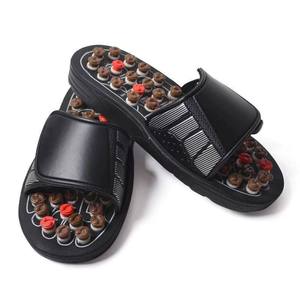 Fashion breathable men's and women's massage slippers High-quality comfort Men Women leather Flat Slides Slippers Casual <b>Shoes</b> - Product Image 3
