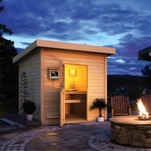 تخصيص عالية الجودة هيملوك 2 شخص ساونا فاخرة 3 شخص غرفة ساونا في الهواء الطلق - Product Image 5