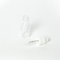 Botellas de vidrio de aceite esencial Cannacoast 15ml 30ml 50ml 100ml con tapa cuentagotas para el cuidado de la piel Suero y embalaje para el cuidado del cabello
