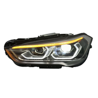 Accessoires automobiles SJC pour BMW X1 F48 F49 2016 - 2019, phares jaunes et blancs, mise à niveau DRL LED laser, feux avant de voiture