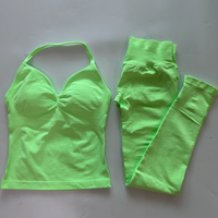 Offre Spéciale : Ensemble de Sport Sans Coutures pour Femme – Débardeurs et Leggings de Yoga Taille Haute Effet Scrunch – Tenue de Fitness et d'Entraînement – Vêtements de Sport Actifs