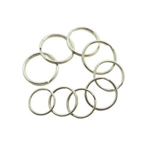 Porte-clés rond en métal EWANG, anneaux séparables pour clés de maison et de voiture - Product Image 1