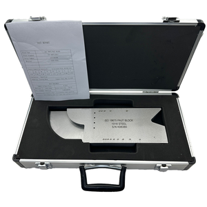 بلوك ISO 19675 PAUT IIW |   كتلة اختبار المعايرة بالموجات فوق الصوتية ذات التردد المتدرج NDT - Product Image 3