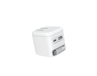Cargador Rápido GaN con Enchufe Plegable y Retráctil, Cargador de Pared USB-C de 65W con Power Delivery 3.0 para iPhone 11 y Dispositivos Móviles
