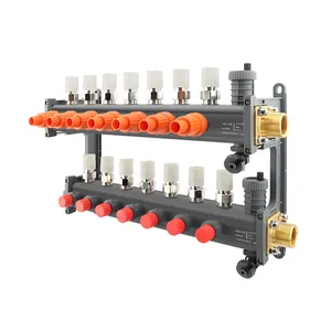 High-Strength HVAC PA Manifold For Overhead Radiant Water Heating Systems DN20PPR Branch Adapter For Floor Heating Panels