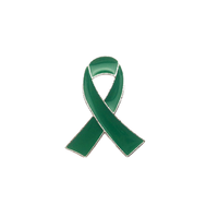 Pins de Concienciación sobre el Cáncer de Mama de Aleación de Zinc, Impermeables, con Esmalte Suave, Diseño Personalizado, Color Personalizado, Pin con Cinta de Concienciación sobre el VIH SIDA