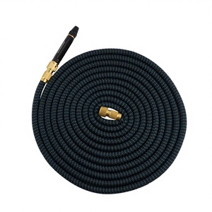 Manguera de Jardín Mágica de Agua Flexible y <span class=keywords><strong>Extensible</strong></span> con Rociador de Tubo Metálico de 100 pies, 75 pies, 50 pies y 25 pies - Product Image 1