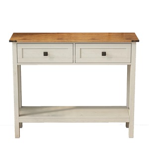 Tables consoles multiples de style farmhouse avec 2 tiroirs et étagère de rangement inférieure pour <span class=keywords><strong>entrée</strong></span> et couloir, MOQ 200 - Product Image 6