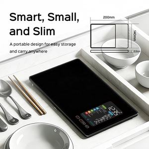 Balance alimentaire intelligente en verre trempé, balance numérique de cuisine, balance électronique de nutrition <span class=keywords><strong>avec</strong></span> application, alimentation USB, 5 kg - Product Image 3