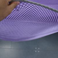 Tapis double couche en matériau EVA souple alvéolé, imperméable, anti-éclaboussures, pour bac à litière, tapis de protection pour litière de chat