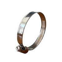 Collier de serrage américain à couple élevé 14,2 mm, bande perforée en acier galvanisé, clip de tuyau métrique robuste pour fluides industriels