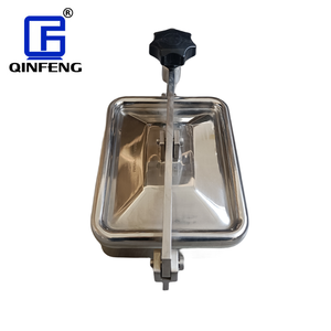 Couvercle de Mayhole rectangulaire, porte sanitaire <span class=keywords><strong>Mayway</strong></span> rectangulaire en acier inoxydable avec poignée en plastique - Product Image 3