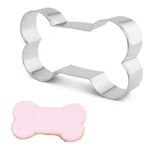 430 Stainless Steel Doghouse Cookie Cutter Dog Bone Paw Print Cookie Cutter