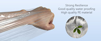 Fabrik PE Clear Plastic Einweg-Auto abdeckung SML LL Größen mit Gummiband Universal Soft Protective Rain Dust Garage