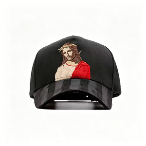 Gorras de Béisbol Vintage Deportivas de 5 Paneles al por Mayor, Gorra Negra de Alta Calidad con Forro de Satén, Logotipo Bordado y Visera de Gamuza, Unisex - Product Image 1
