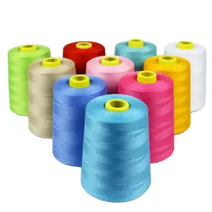 Fil à coudre 40/2 Polyester, prix d'usine bon marché 40/2 120g 100% Polyester