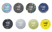 Autocollant 3D personnalisés, époxy, NFC, imprimé, personnalisé
