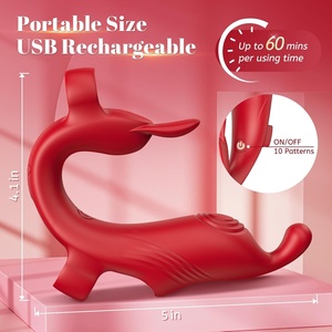 Vibrador de Dedos para Parejas - Estimulador de Clítoris, Punto G y <span class=keywords><strong>Anal</strong></span> - 10 Modos - Silencioso, Resistente al Agua IPX7 - Recargable, de Silicona - Product Image 5