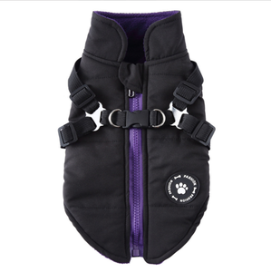 Vêtements d'hiver <span class=keywords><strong>pour</strong></span> chiens de compagnie Veste <span class=keywords><strong>imperméable</strong></span> en polyester écologique super chaude Manteau plus épais <span class=keywords><strong>pour</strong></span> petits <span class=keywords><strong>Yorkshire</strong></span> Terriers de taille moyenne - Product Image 4