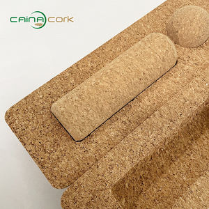 Cork Yoga Massage Column Set mit Yoga <span class=keywords><strong>Ball</strong></span> und kleiner Korks äule, nicht vergießen und zerlegen - Product Image 5