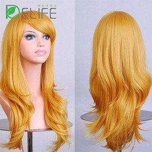 Perruque <span class=keywords><strong>Cosplay</strong></span> synthétique résistante à la chaleur avec deux oreilles, perruque courte marron mixte de 35cm - Product Image 3