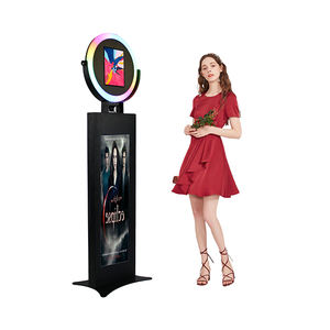 Roamer de anillo de Luz Portátil para selfie, fotomatón, carcasa de fotomatón para <span class=keywords><strong>ipad</strong></span> <span class=keywords><strong>pro</strong></span> 12,9, máquina quiosco de soporte de 11 pulgadas con pantalla lcd - Product Image 3