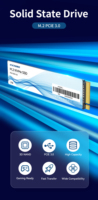 SSD Internal NVMe M.2 2280 PCIe3.0 3000Mo/s Untuk Komputer Desktop Dan Laptop OEM ODM Grosir