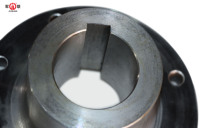 Vente directe usine – Couplage d'arbre de sortie de boîte de vitesses marine 120B en acier rigide, diamètre de trou de 20 mm, garantie 1 an