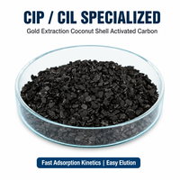 Charbon actif pour usine de récupération d'or, lavé à l'acide, à haute surface de surface active, pour l'extraction du carbone dans la pulpe