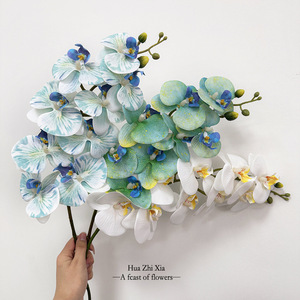 Fiore Artificiale <span class=keywords><strong>di</strong></span> Alta Qualità Phalaenopsis, Orchidea Singola in Plastica per Decorazione Tavola da Pranzo - Product Image 2