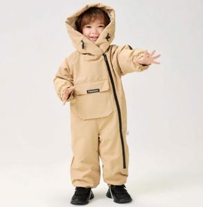 Chaqueta de Plumón Cortavientos para Niños y Niñas, Brillante, con Capucha, Abrigo de Invierno Cálido, Traje de Nieve para Bebés - Product Image 3