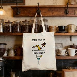 Sac fourre-tout en toile humoristique pour femmes, grande capacité, réutilisable, sac à bandoulière, cadeau de vacances ou d'anniversaire - Product Image 4