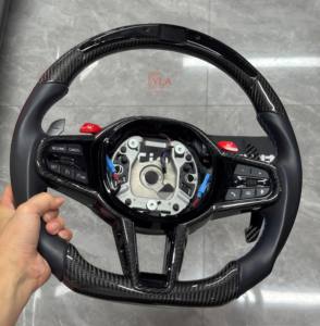 Volante de Cuero Modificado y Mejorado para <span class=keywords><strong>BMW</strong></span> F10, F30, F32, F31, F15, E70, E90, E71, M6, M3 - Product Image 6