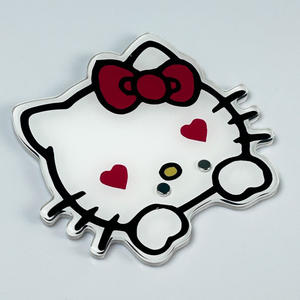 Pinzas de paleta de extensión de pestañas magnéticas de Hello Kitty acrílicas, Etiqueta Privada, azulejos de pestañas de gato de Hello Kitty con Manent - Product Image 4