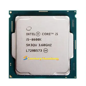 ซีพียูโปรเซสเซอร์ Intel CPU I5-8600K 14M หกแกน LGA1151 3.6GHZ Cpu Processor 8600T/8600K สำหรับเดสก์ท็อป CPU