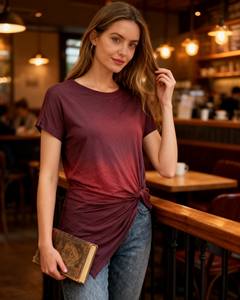 <span class=keywords><strong>Haut</strong></span> pull élégant pour femmes Hauts d'été élégants pour filles Petits hauts <span class=keywords><strong>sexy</strong></span> à la mode pour femmes - Product Image 6