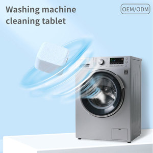Tablettes nettoyantes écologiques jetables pour lave-linge, 30-50% d'ingrédients pour l'élimination des poils d'<span class=keywords><strong>animaux</strong></span>, du calcaire et des odeurs - Product Image 1