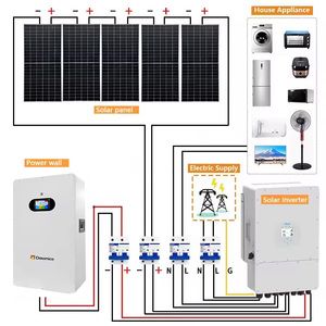 Toàn bộ ngôi nhà tắt hệ thống lưới 10 kW 20kW 30Kw 40kw 50kw 100kw lai hoàn chỉnh bảng điều khiển năng lượng mặt trời Hệ thống lưu trữ năng lượng cho gia đình - Product Image 2