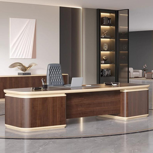 Ensemble <span class=keywords><strong>de</strong></span> bureau <span class=keywords><strong>commercial</strong></span> moderne, mobilier <span class=keywords><strong>de</strong></span> bureau haut <span class=keywords><strong>de</strong></span> gamme avec rangement, bureau élégant pour les espaces <span class=keywords><strong>de</strong></span> travail professionnels - Product Image 1