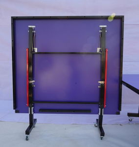 Mesa <span class=keywords><strong>de</strong></span> <span class=keywords><strong>Ping</strong></span> <span class=keywords><strong>Pong</strong></span> Profesional para Exteriores, Resistente al Agua, Superficie SMC <span class=keywords><strong>de</strong></span> 15 mm, Marco Metálico con Ruedas, Plegable y Duradera - Product Image 6