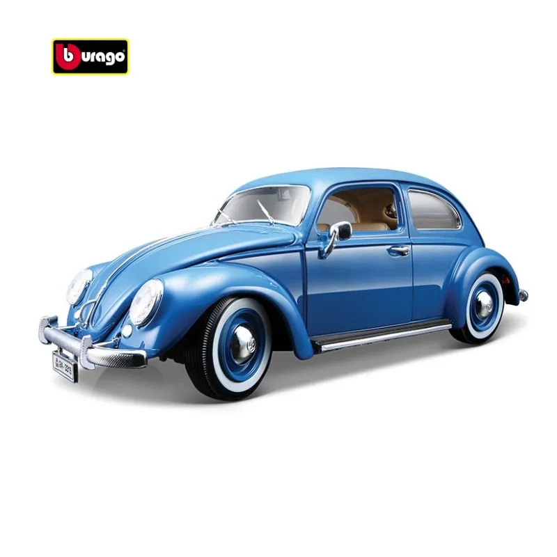 Bburago 1:18 High-End Volkswagen Kever Legering Simulatie Auto Model Gegoten Voertuigen Model Speelgoed Voor Cadeau Verzamelbare Hobby 'S