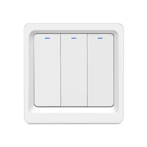 สายเดี่ยวรุ่นไร้สาย WIFI สมาร์ทสวิตช์แผง WiFi สมาร์ทโทรศัพท์/ปุ่ม/RF ควบคุม