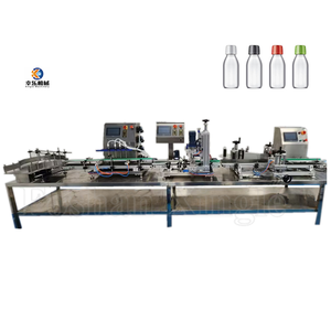 Máquina automática de escritorio 3 en 1 para botellas de vidrio, llenado de Perfume cosmético, jabón líquido, máquina de llenado y tapado de botellas de agua - Product Image 2