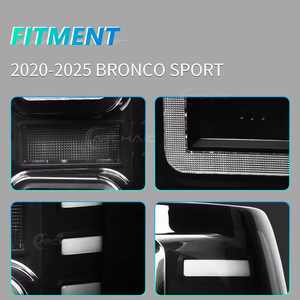 LED Tail Lamp ABS for Bronco Sport 2020-2022 RGB Clear Lens New Retrofit Daytime Running <b>Lights</b> <b>Plug</b> & Play Waterproof Wholesale - Product Image 5