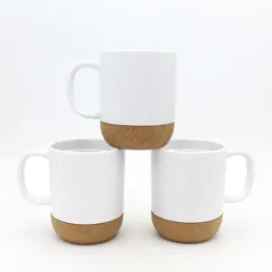 Meilleures ventes en chine et aux états-unis, fournisseur de tasses nordiques personnalisées, tasses en céramique avec logo de café par Sublimation blanche de 400ml avec couvercle et fond en bois