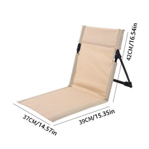 كرسي حديقة بمسند ظهر مخصص من الألومنيوم للبيع بالجملة كرسي خارجي خفيف الوزن محمول قابل للطي للسفر والتخييم - Product Image 4