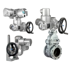 Actionneur de régulation AUMA SQR avec unité de poussée linéaire <span class=keywords><strong>LE</strong></span> et unité de commande AC 01.2 pour vanne électrique industrielle - Product Image 3